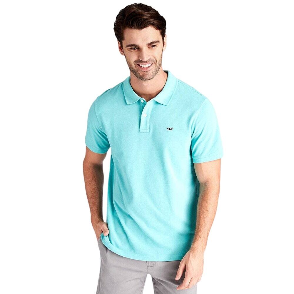 Vineyard Vines Mens Stretch Pique Solid Short Sleeve Polo Shirt Size XS